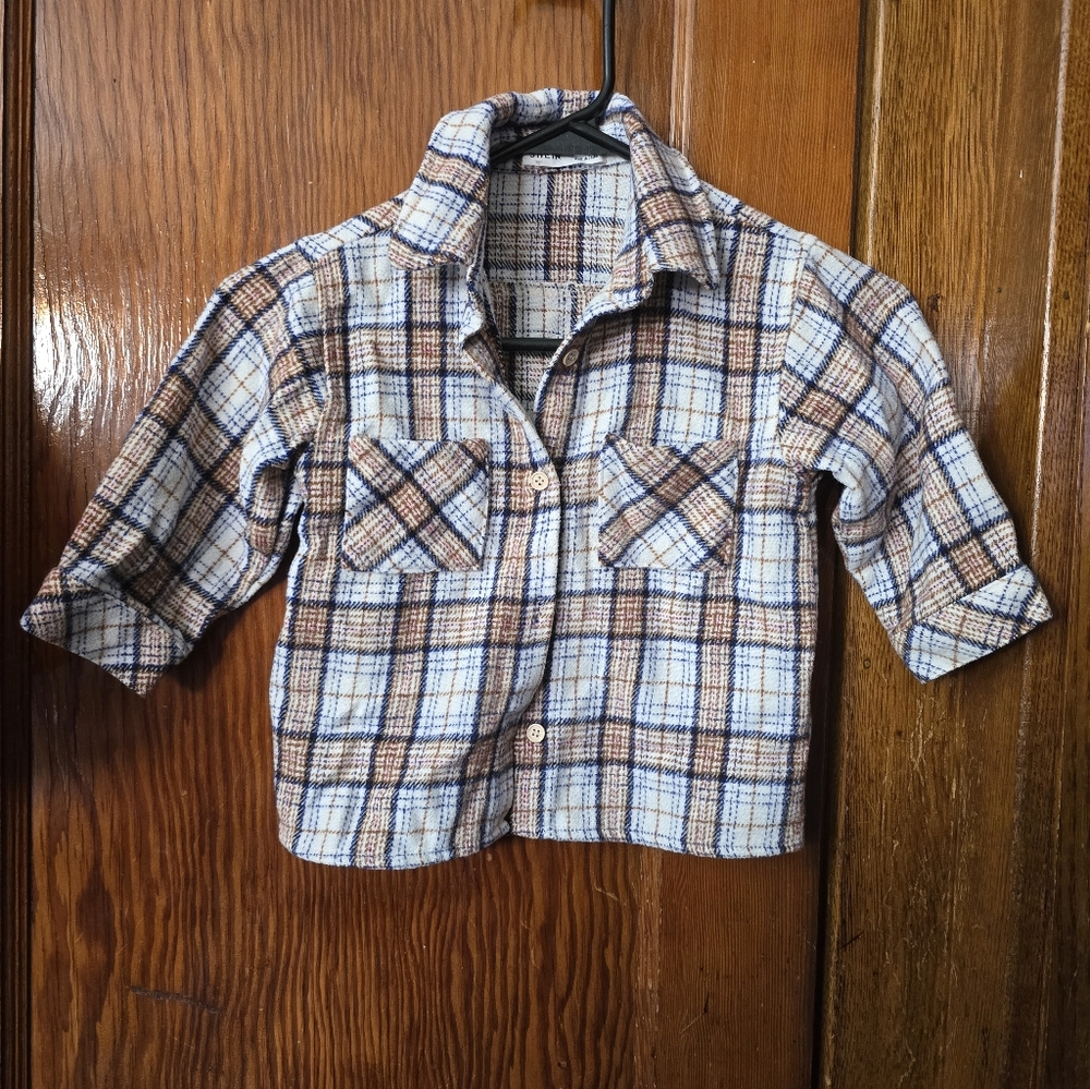 Shein Toddler Plaid Shirt Size 4Y
